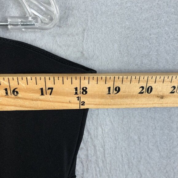 John Mark Pants Womens XL Black Slinky Travel Knit Mod Asymetric Stretch NEW - Picture 4 of 16